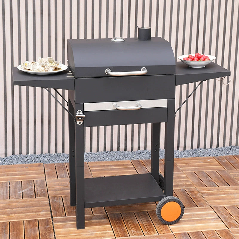 American-Style Portable Charcoal BBQ Grill FT02