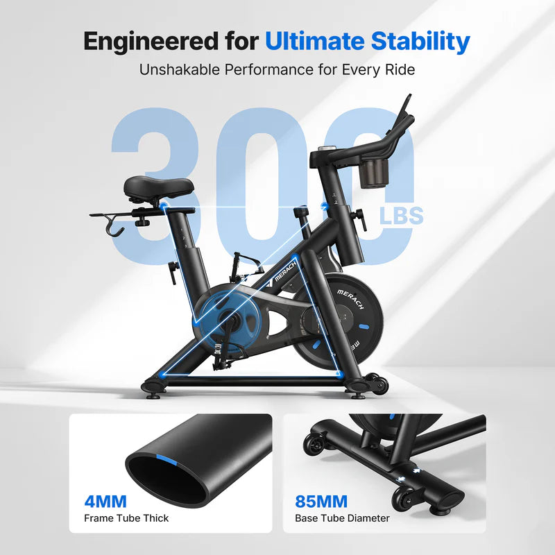 S26 Magnetic Exercise Bike, Super Silent