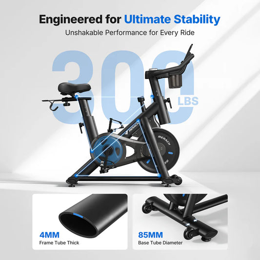 S26 Magnetic Exercise Bike, Super Silent