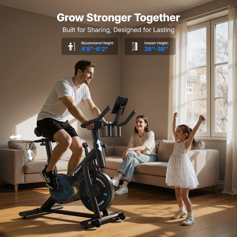 S26 Magnetic Exercise Bike, Super Silent