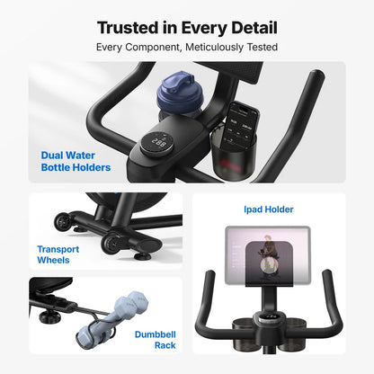 S26 Magnetic Exercise Bike, Super Silent