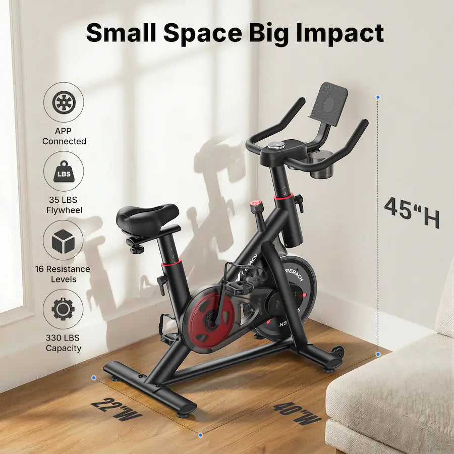 S26 Magnetic Exercise Bike, Super Silent