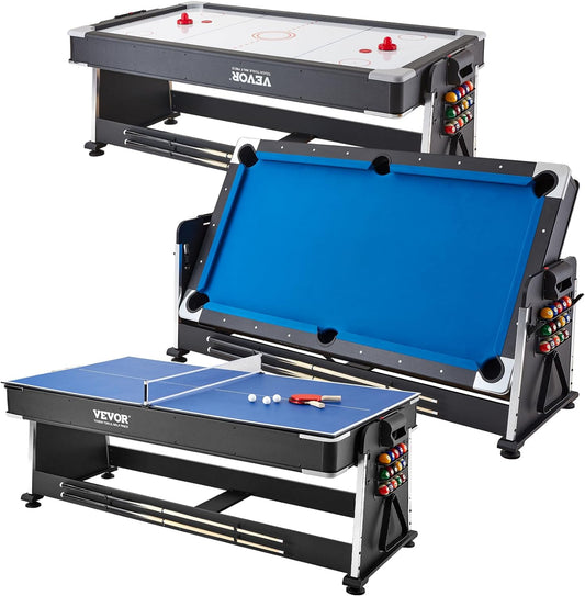 4-in-1 Pool Table 7ft × 4ft