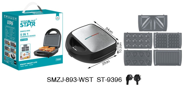 5 in 1 Sandwich Maker Homesmart