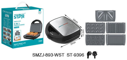 5 in 1 Sandwich Maker Homesmart