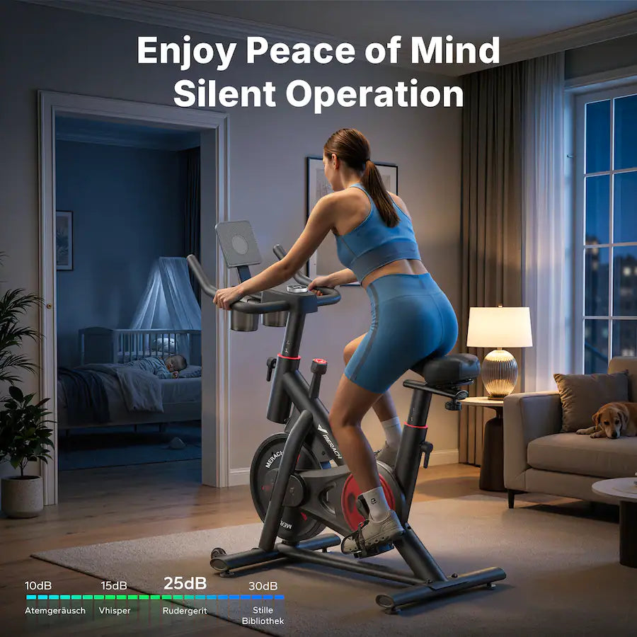 S26 Magnetic Exercise Bike, Super Silent