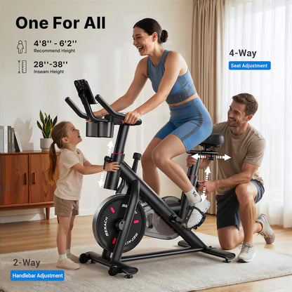 S26 Magnetic Exercise Bike, Super Silent