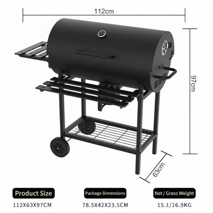 Charcaol Barrel BBQ Grill KY740