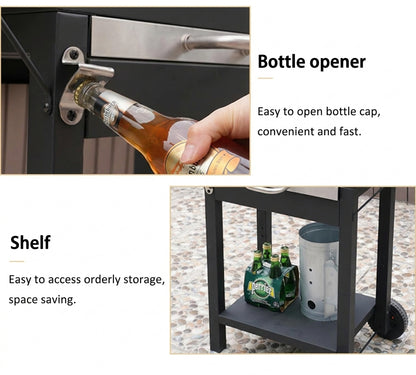 American-Style Portable Charcoal  BBQ Grill FT02