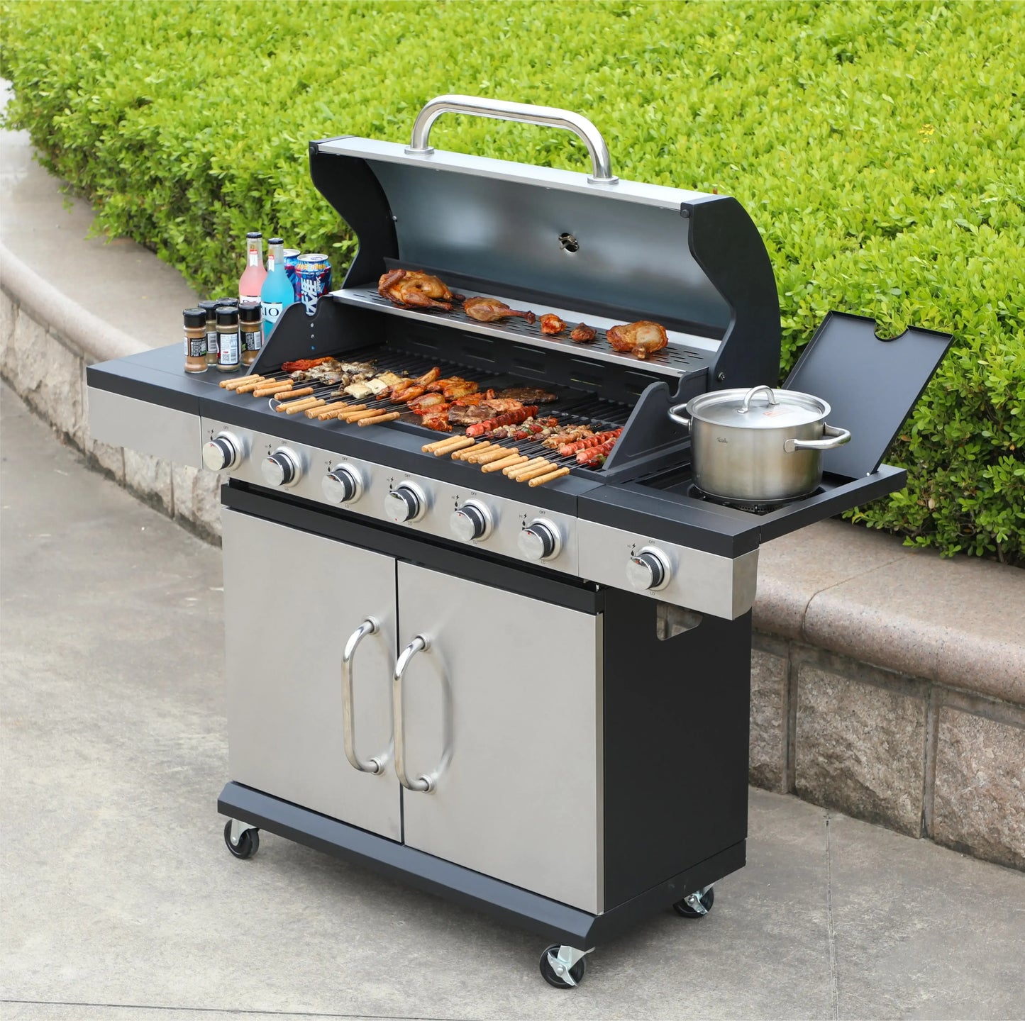 6+1 Burner BBQ Gas Grill