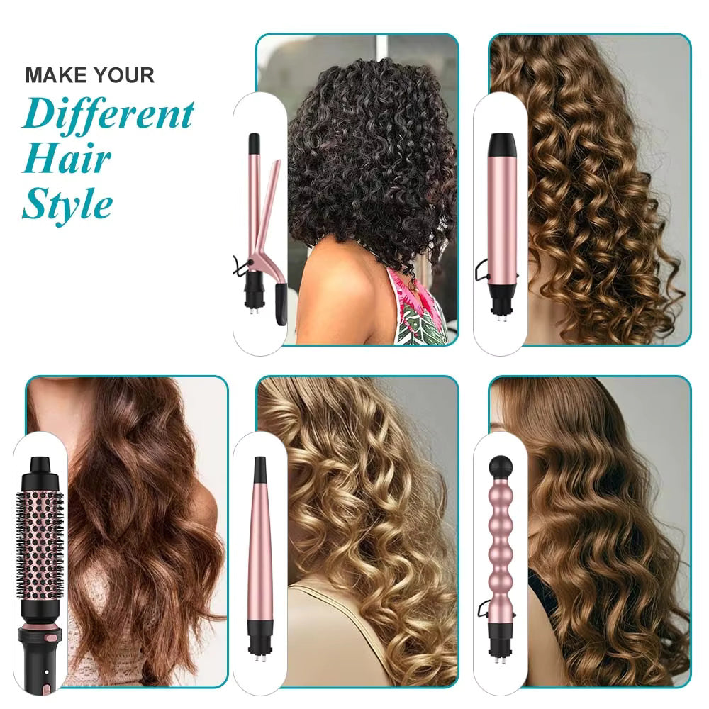 5-in-1 Curling Iron Set ST-5776