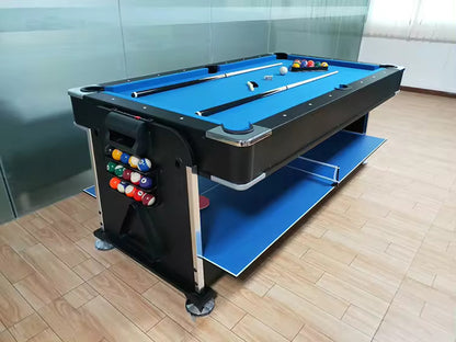 4-in-1 Pool Table 7ft × 4ft