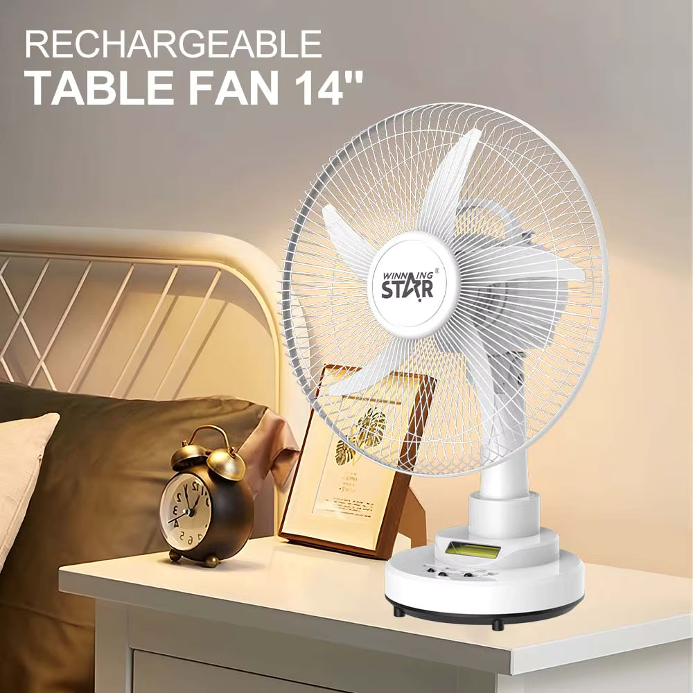 AC/DC Rechargeable Table Fan 14