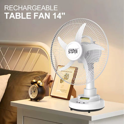AC/DC Rechargeable Table Fan 14