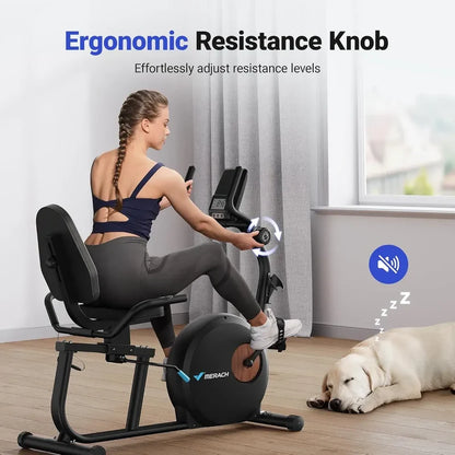 S23 Recumbent Bike With Resistance Bands